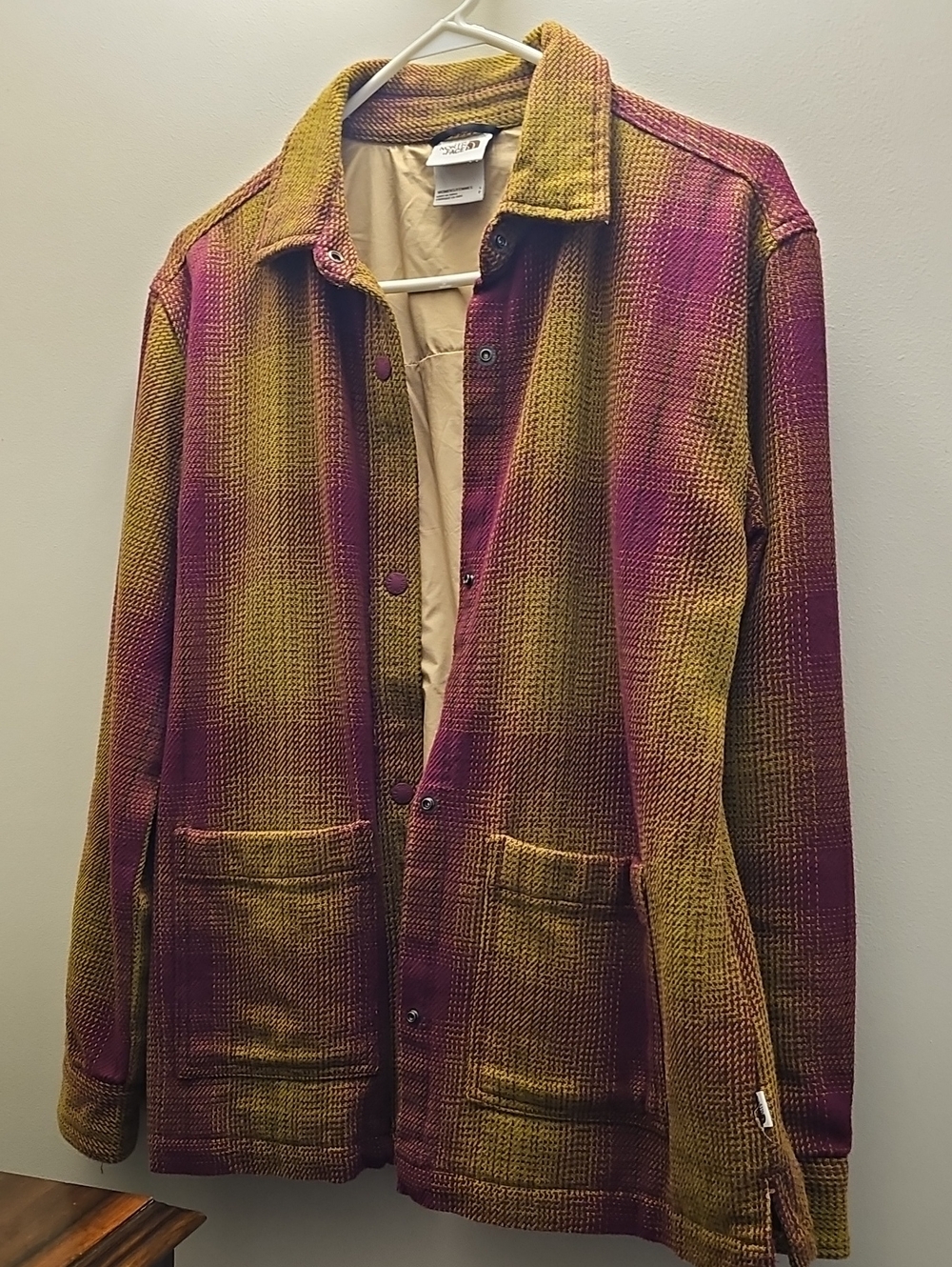 The North Face Yellow & Purple Lightweight Woven Shirt Jacket